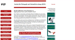 Desktop Screenshot of homepage.ipzf.de
